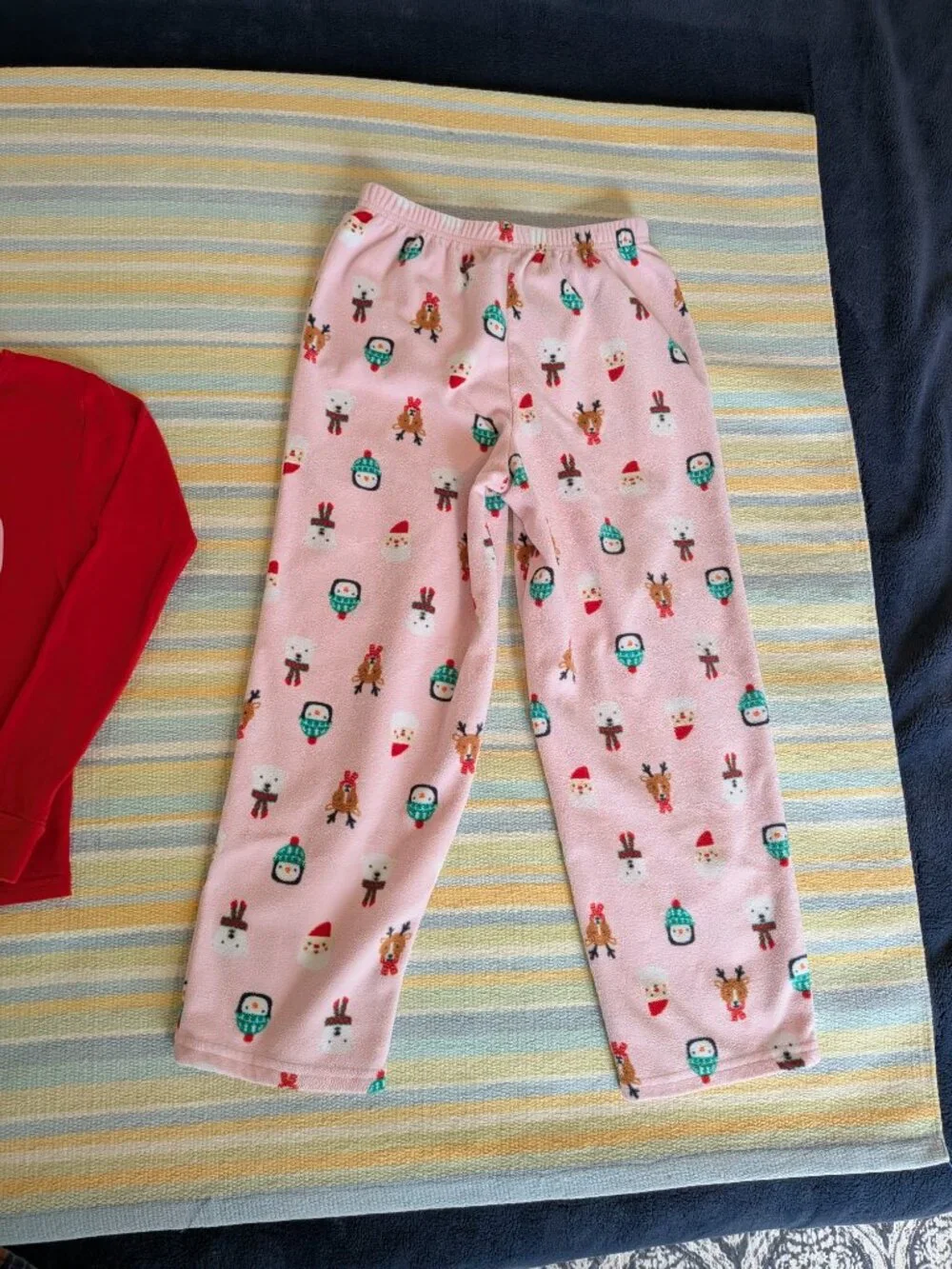 ⭐ Girl's Carter's Holiday Squad Fleece Christmas Pajamas PJs Size 7